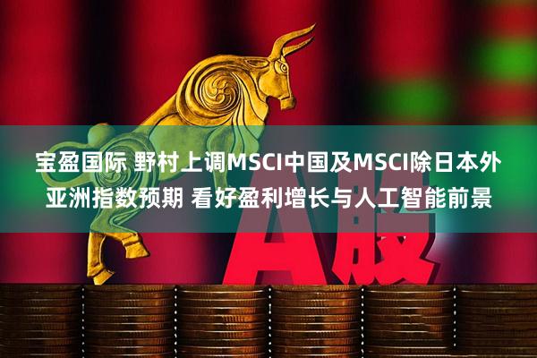 宝盈国际 野村上调MSCI中国及MSCI除日本外亚洲指数预期 看好盈利增长与人工智能前景